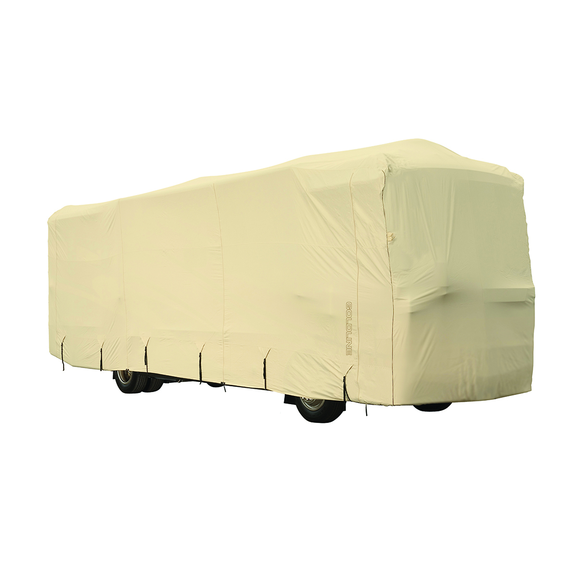Goldline ToyHauler Trailer Cvr-30'6"Lx8'10Wx10'H-Tan, Model# GLRVTH2830T